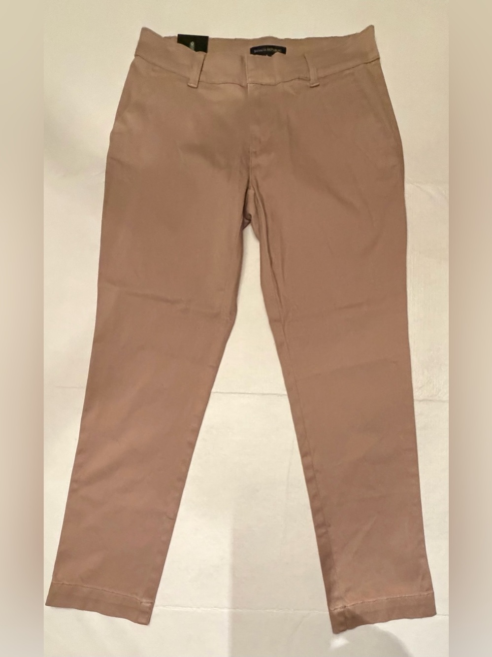 Banana Republic Straight Leg Pants in tan Size 4 🌷NWT